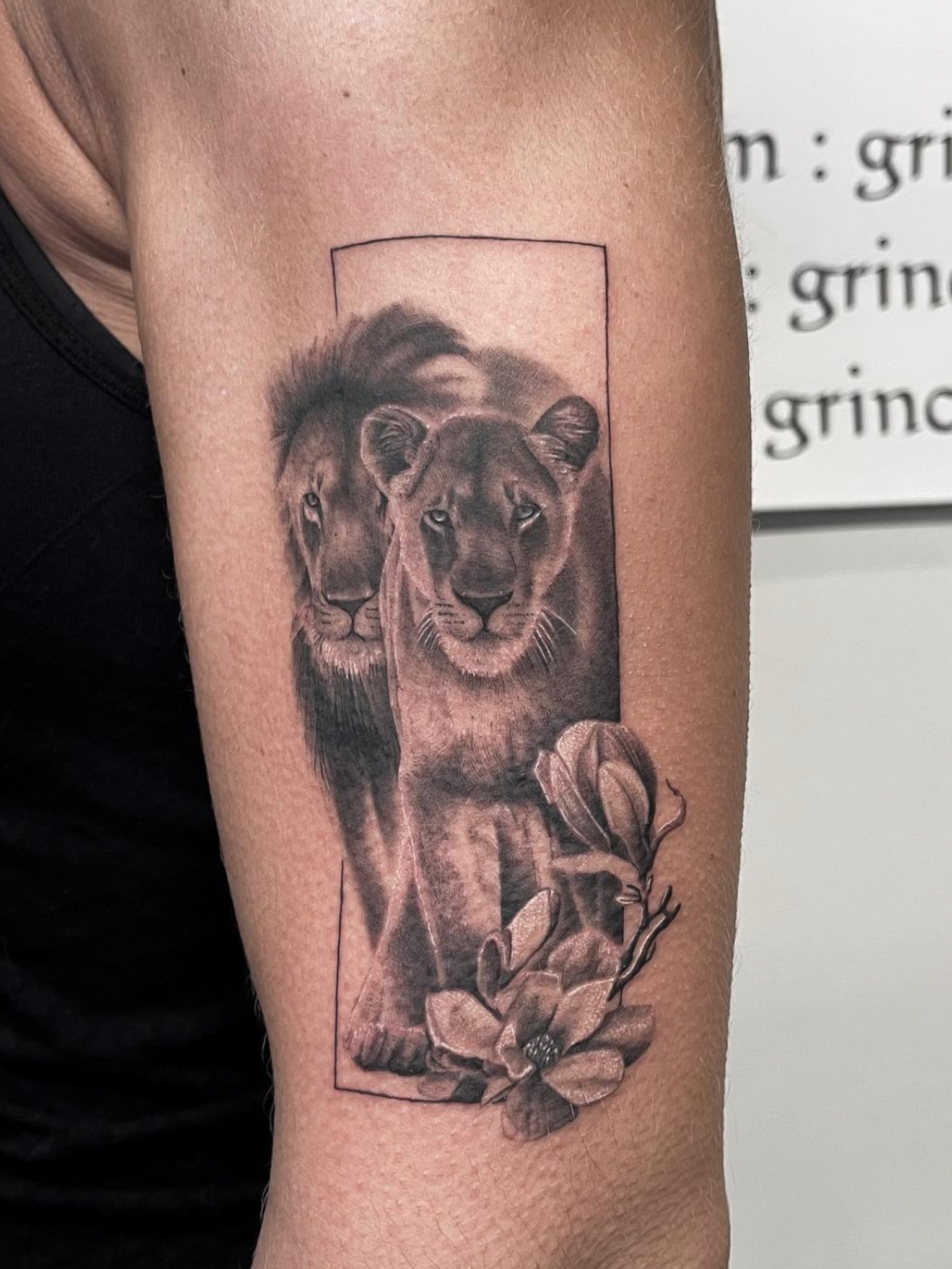 Tatouage Lion & Lionne
