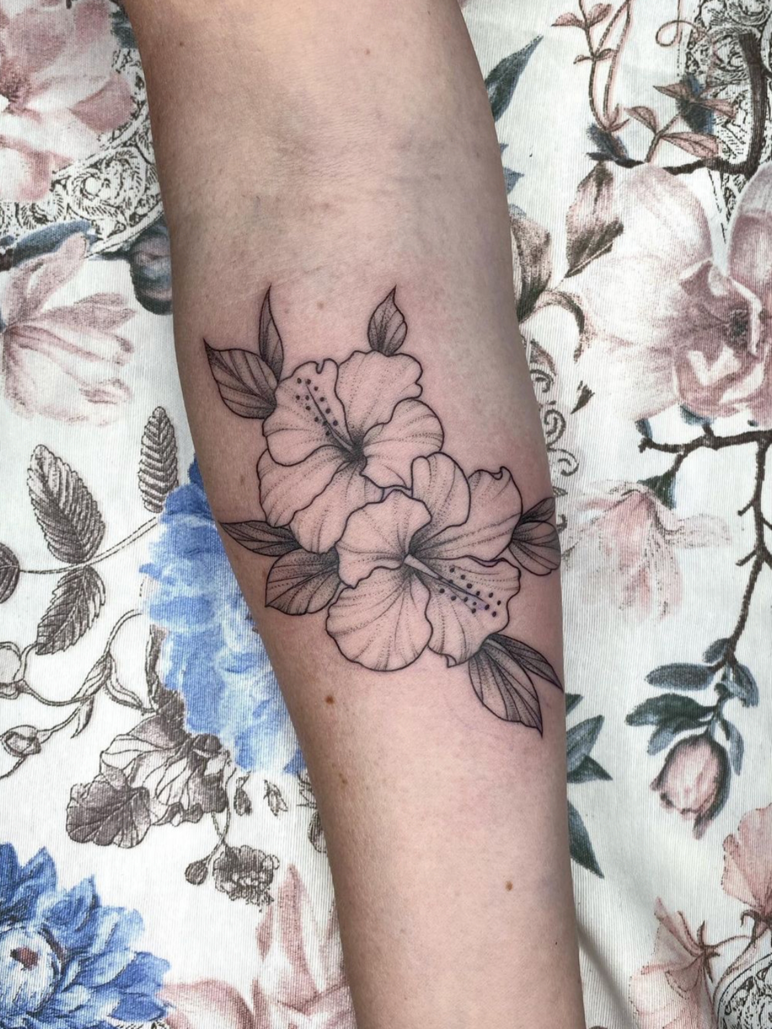 Tatouage Floral Portfolio pépine Tattoo